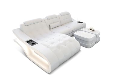 Sofa Dreams Ecksofa Leder Sofa Couch günstig online kaufen