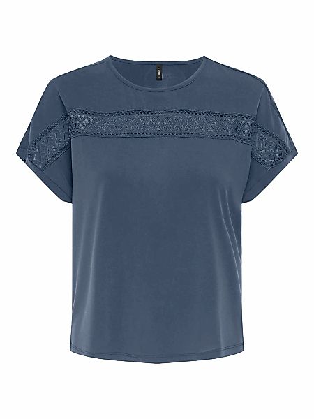 ONLY Kurzarmshirt "ONLFREE LIFE S/S LACE PANEL TOP JRS" günstig online kaufen
