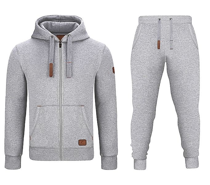 GYMAMBA Jogginganzug Herren leather hellgrau (2-tlg), günstig online kaufen