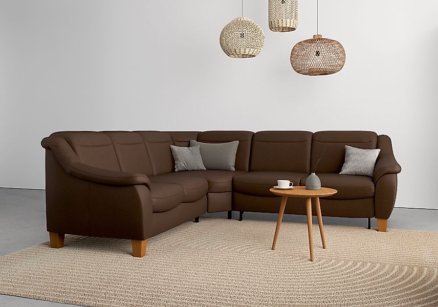 Home affaire Ecksofa Caldera L-Form, Federkern, günstig online kaufen