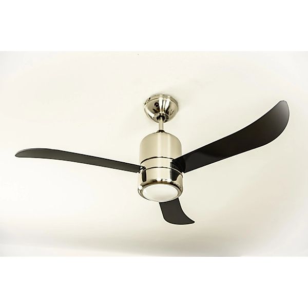 AIRERYDER Deckenventilator Loft Nickel - Schwarz 112 cm mit Beleuchtung und günstig online kaufen