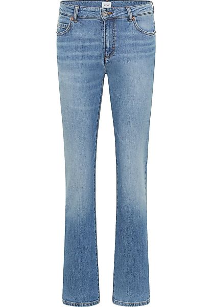 Mustang Damen Jeans CROSBY Relaxed Straight Fit - Blau - Light Blue Denim günstig online kaufen