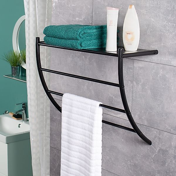 bremermann Handtuchhalter Handtuchhalter mit Regal 2in1 günstig online kaufen