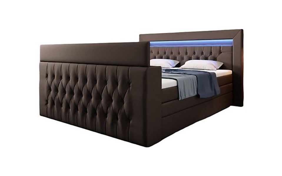 Luxusbetten24 Boxspringbett Sonino, mit TV Lift, günstig online kaufen