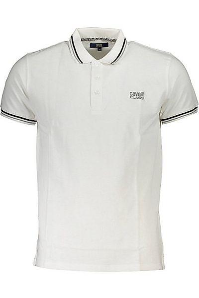 Cavalli Class Poloshirt Stilvolles Herren Poloshirt Weiß mit günstig online kaufen