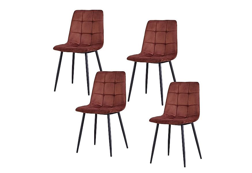 HTI-Living Esszimmerstuhl Stuhl Mesa Velvet 4er-Set (Set, 4 St), Esszimmers günstig online kaufen