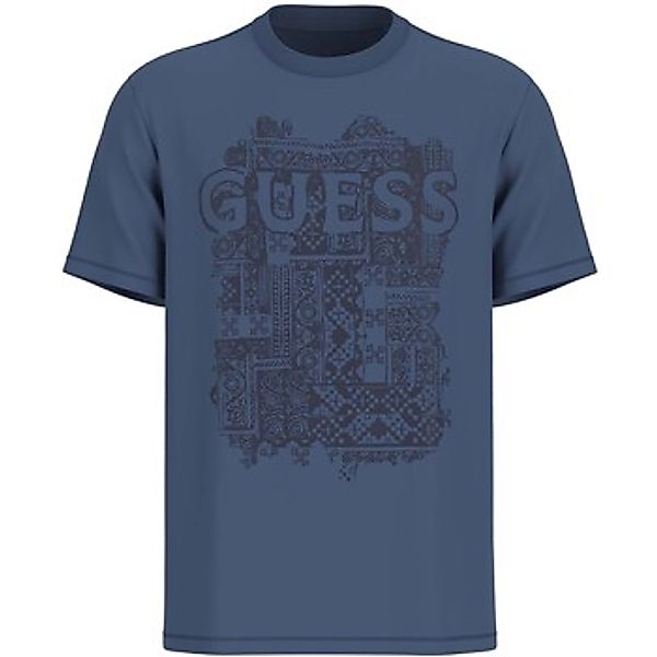 Guess  T-Shirt Ss Cn  Flock Box Tee günstig online kaufen