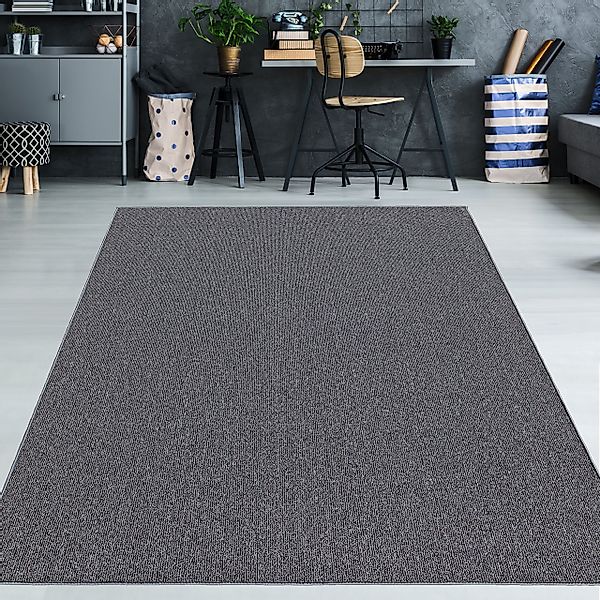 TeppichHome24 Teppich Teppich mit einfarbigen Design günstig online kaufen