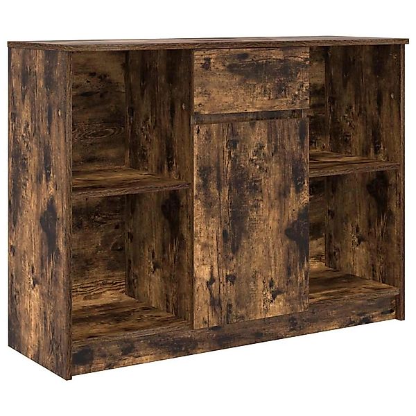 vidaXL Sideboard mit Schublade Räuchereiche 101x35x76 cm Holzwerkstoff 8615 günstig online kaufen