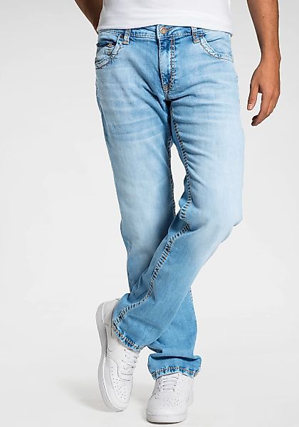 CAMP DAVID Loose-fit-Jeans "CO:NO", mit markanten Nähten und Stretch günstig online kaufen