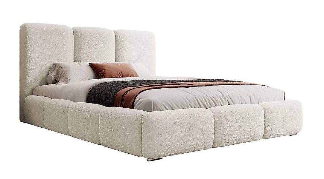 NADUVI Collection | Bettgestell aus Briar Bouclé mit Stauraum 180x200 günstig online kaufen