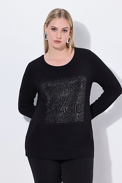 Ulla Popken T-Shirt Shirt Ziersteine Classic günstig online kaufen