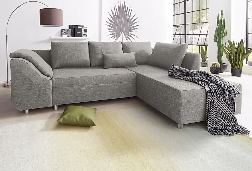 COLLECTION AB Ecksofa "Sally L-Form", mit und ohne Bettfunktion, inklusive günstig online kaufen