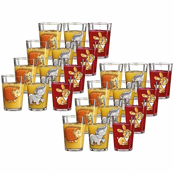 Ritzenhoff & Breker Kinderbecher "Kindergläser Waldtiere 205 ml 24er Set bu günstig online kaufen