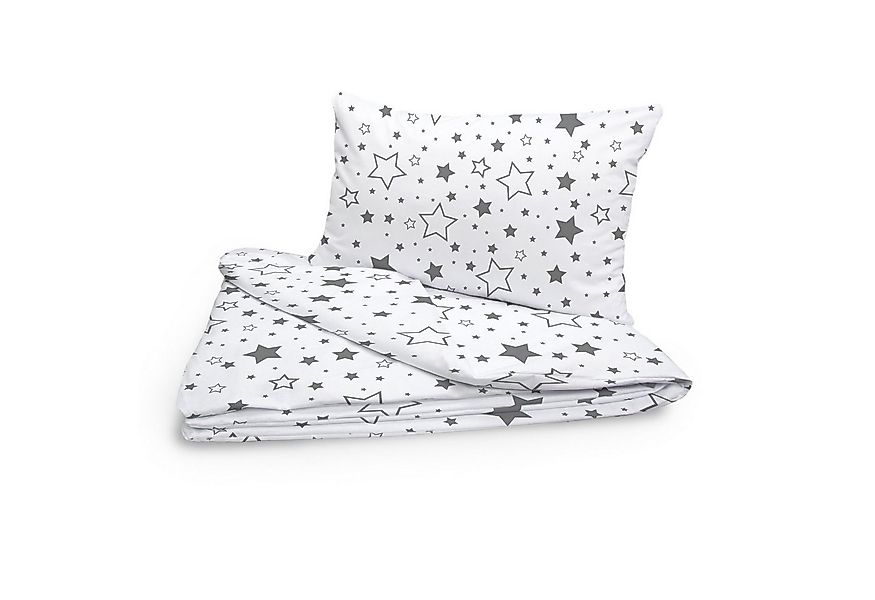 Amilian Babybettwäsche Set 7-teilig - Bettwäsche 100x135 - Kissenbezug 40x6 günstig online kaufen