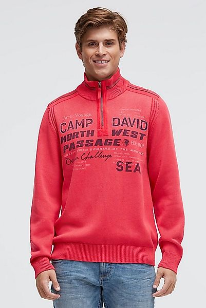 CAMP DAVID Troyer aus Baumwolle günstig online kaufen