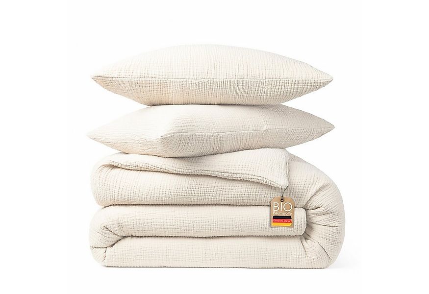 blanketino Bettwäsche Bettbezug Set aus 100% Musselin Bio-Baumwolle, atmung günstig online kaufen