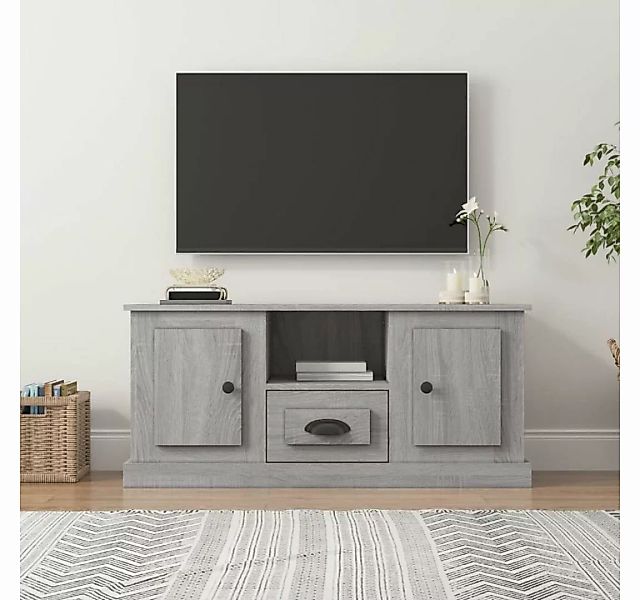vidaXL TV-Schrank TV-Schrank Grau Sonoma 100x35,5x45 cm Holzwerkstoff (1-St günstig online kaufen