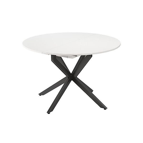 Vicco Esstisch Loyd, Weiß/Schwarz, 120 x günstig online kaufen