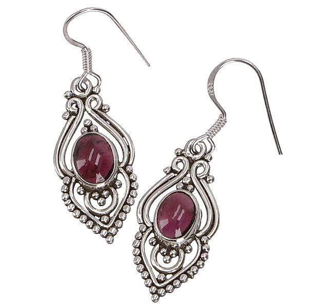 Guru-Shop Paar Ohrhänger Boho Silberohrring, indische Silberrohrringe -.. günstig online kaufen