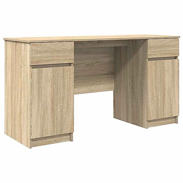 vidaXL Schreibtisch Sonoma-Eiche 140 x 49 x 76 cm Holzwerkstoff 3328509 günstig online kaufen