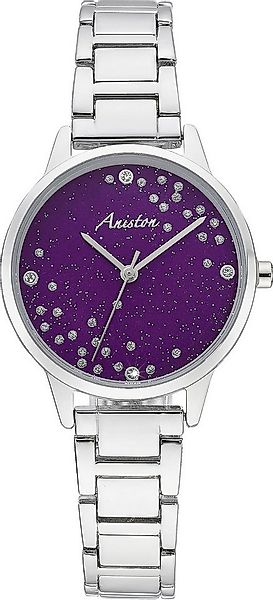 Aniston JEWELRY & WATCHES Quarzuhr, Armbanduhr, Damenuhr, analog, Glasstein günstig online kaufen