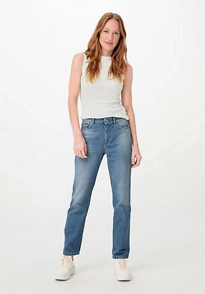 Hessnatur 5-Pocket-Jeans Bea High Rise Straight Cropped aus reinem (1-tlg) günstig online kaufen