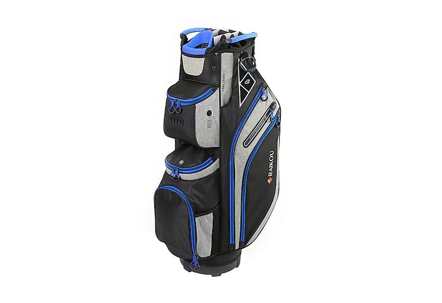RAIKOU Golfballtasche Golf Cartbag Wasserdichte 14 fach Divider Trolley kom günstig online kaufen