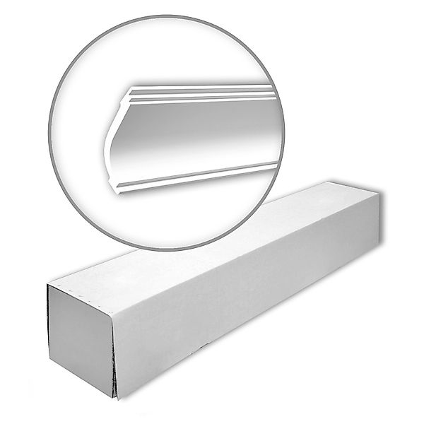 PROFHOME 150170 Eckleisten 1 Karton Set mit 8 Zierleisten 16 m Weiß günstig online kaufen