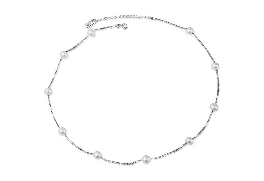 AILORIA Silberkette MASAKO Halskette (1-tlg), Sterling Silber mit 10 Süßwas günstig online kaufen