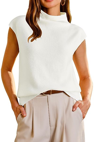 Arach&Cloz Pullunder Arach&Cloz Damen Pulloverweste Strickpullover günstig online kaufen
