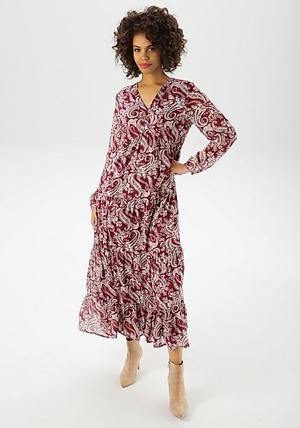 Aniston CASUAL Maxikleid mit farbharmonischem Paisley-Muster günstig online kaufen
