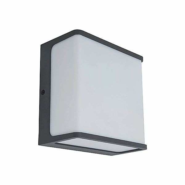 LED-Außenwandleuchte Doblo, Rechteck, 15cm, 4.000K günstig online kaufen