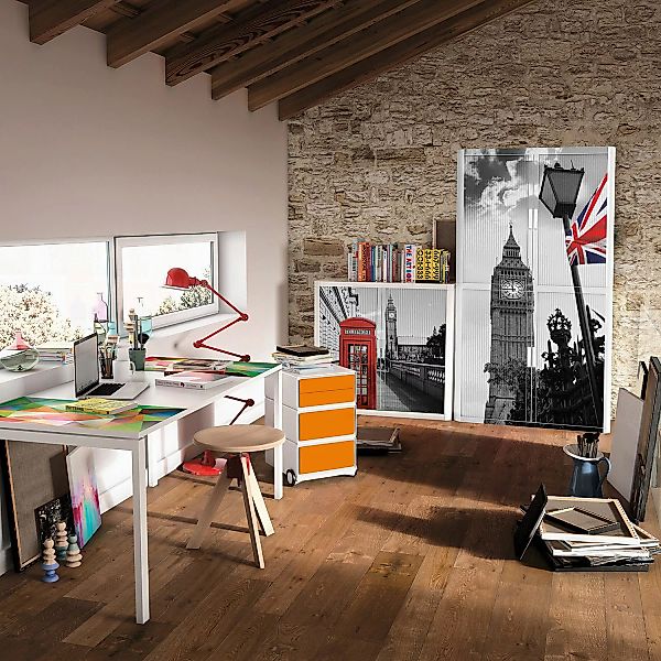home24 Rollladenschrank easyOffice London II günstig online kaufen