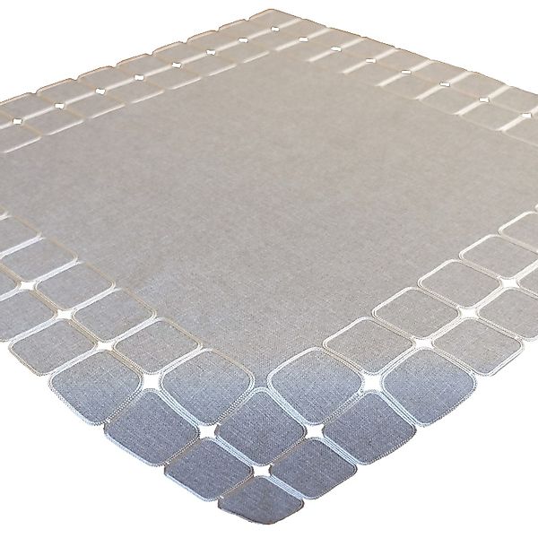 texpot Tischdecke Tischläufer Stickerei Quadrate modern günstig online kaufen