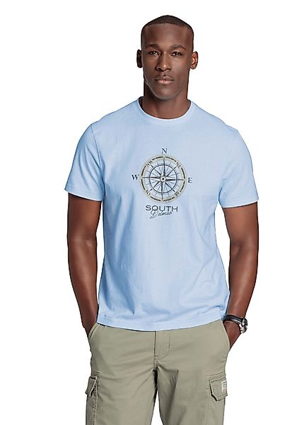 DELMAO T-Shirt Kurzarm, bedruckt, Rundhals, aus günstig online kaufen
