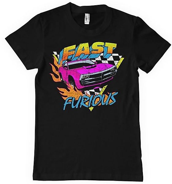 The Fast and the Furious T-Shirt Colorful Car Big Tall T-Shirt günstig online kaufen