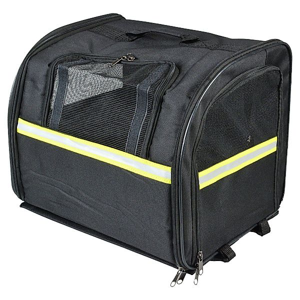 DUVO+ Tierfahrradkorb Fahrradtasche für Gepäckträger schwarz günstig online kaufen