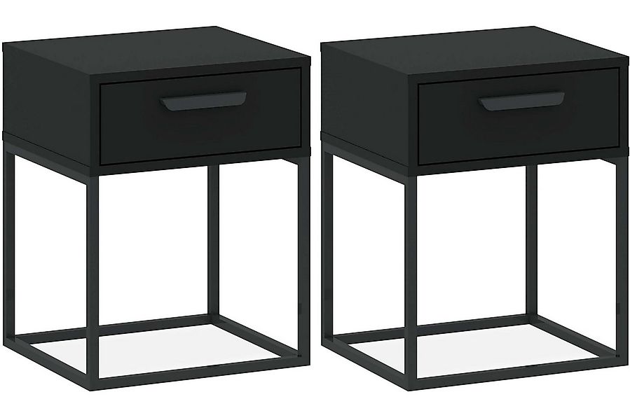 KONSIMO® Nachttisch RECTUS Nachtschrank, Modern, Beistelltisch, hergestellt günstig online kaufen