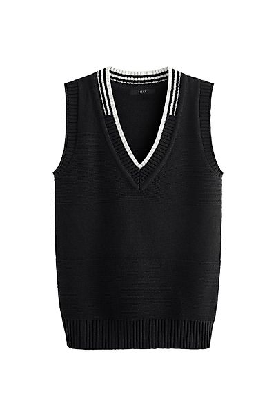 Next Stricktop Gestricktes Tanktop mit V-Ausschnitt günstig online kaufen