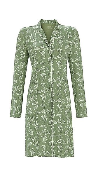 Ringella Nachthemd durchgeknöpft mit Schalrevers mit Alloverdruck günstig online kaufen