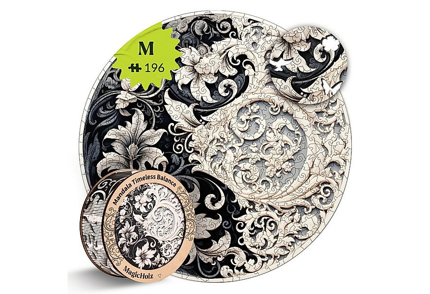 MagicHolz Puzzle MagicHolz Zeitlose Ausgewogenheit Mandala Holzpuzzle, 302 günstig online kaufen