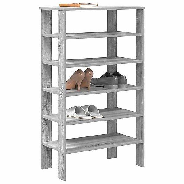 vidaXL Schuhschrank Schuhregal Grau Sonoma 61x32x105 cm Holzwerkstoff günstig online kaufen