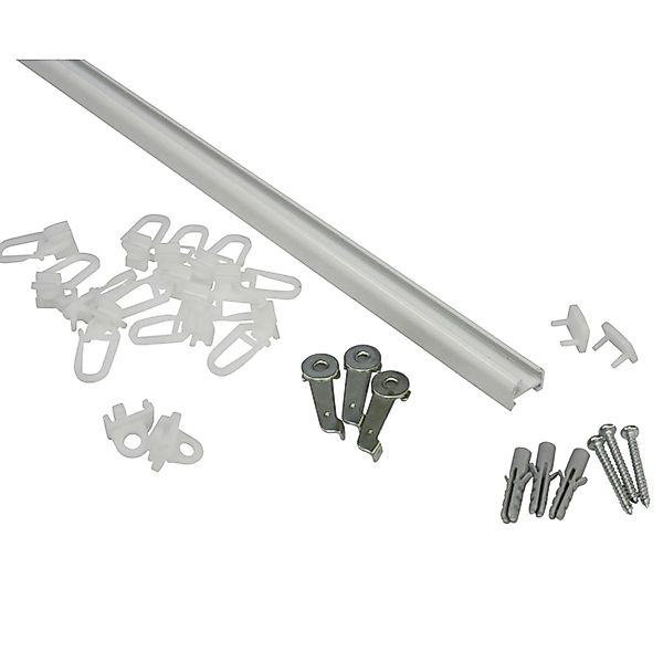 GARDINIA Gardinenschiene "Aluminiumschiene" Ø 13 mm 1 läufig-läufig kürzbar günstig online kaufen