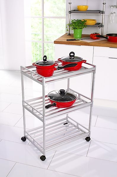 Ruco Regalwagen, Aluminium/Kunststoff, 3 Etagen günstig online kaufen