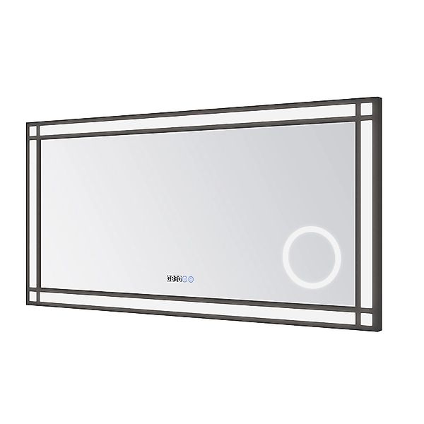 Aquabatos Badspiegel mit 3-fache Vergrößerung Spiegel mit Beleuchtung 120 x günstig online kaufen