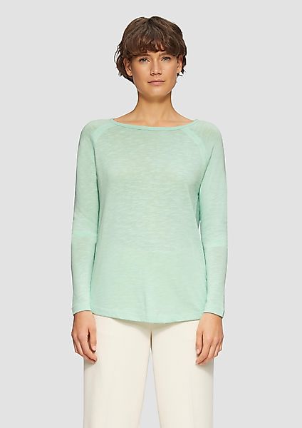 s.Oliver Langarmshirt Langarmshirt mit Raglanärmeln und günstig online kaufen