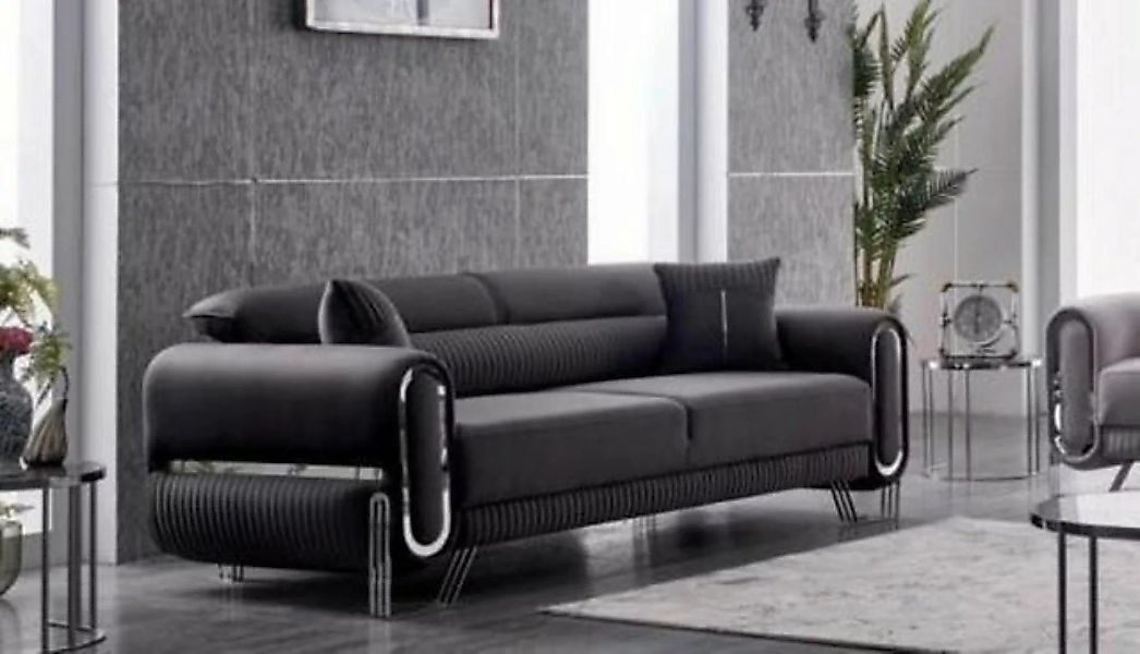 JVmoebel 3-Sitzer Sofa 3 Sitz Wohnzimmer Polster Textil Möbel Modern Couch günstig online kaufen