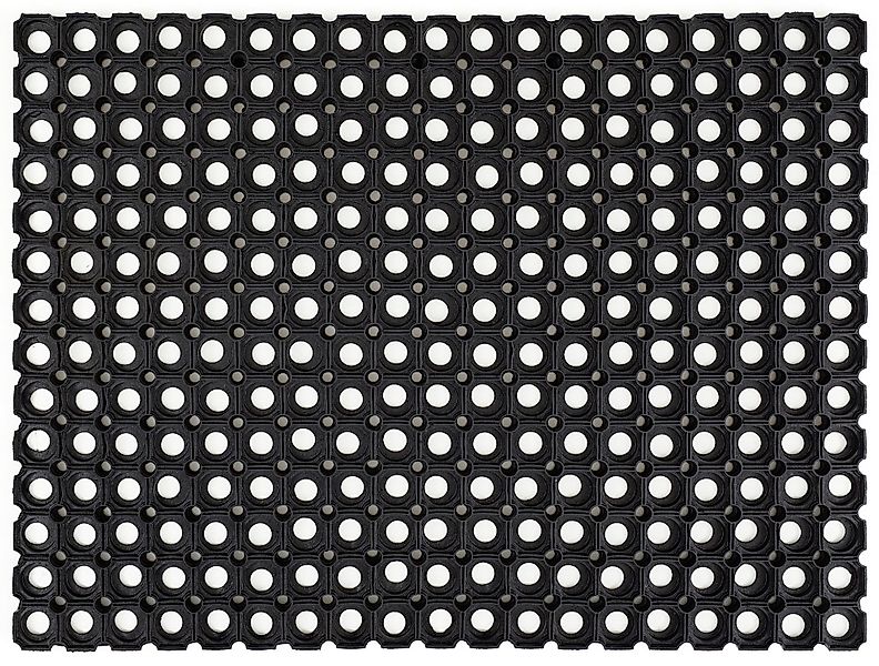 Andiamo Fußmatte »Gummi Ringmatte«, rechteckig, 15 mm Höhe, Schmutzfangmatt günstig online kaufen