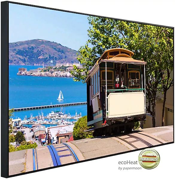 Papermoon Infrarotheizung »Seilbahn San Francisco«, sehr angenehme Strahlun günstig online kaufen